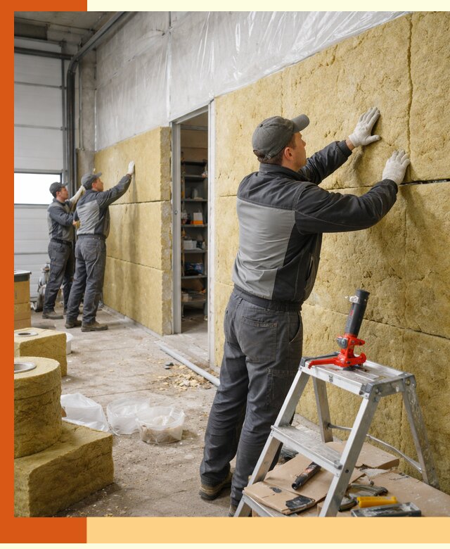 Утепление автосервиса и мастерских в Лангепасе качественно и надёжно